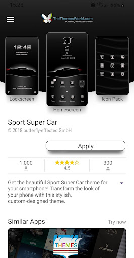 Sport Super Car Theme Screenshot 2 - AppWisp.com