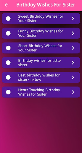 Birthday Wishes For Sister Screen 3
