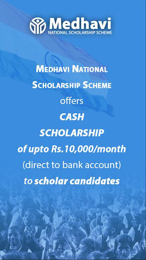 Android application Medhavi National Scholarship screenshort