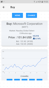 Stock Market Simulator Capture d'écran