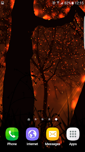 Burning Forest Live Wallpaper Captura de pantalla