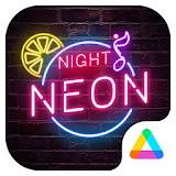 Neon Life Air Launcher Theme icon