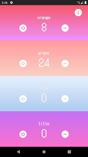 Gradient Counter: Cute BG screenshot 3