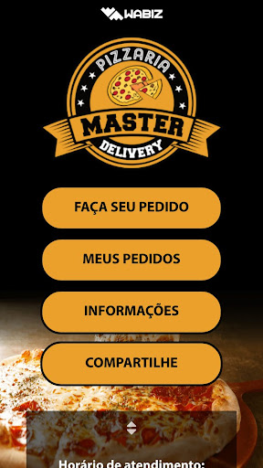 Android application Pizzaria Master screenshort