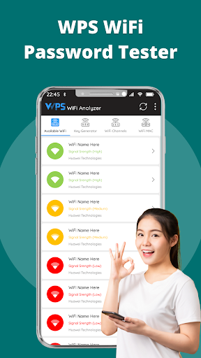 Android application WIFI Connection Analyzer App screenshort