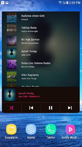 Music Player ekran görüntüsü