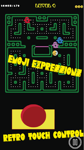 Android application Pac Emoji Man: Random Mazes screenshort