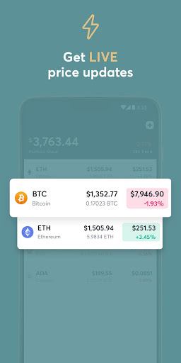 Screenshot of BlockHero Crypto Portfolio