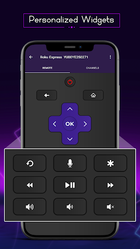 Remote for Roku Devices Screen 2