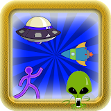 Stickman in Space! icon