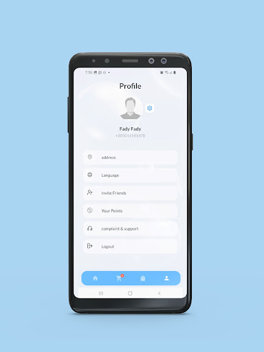 Android application iLaundryae screenshort
