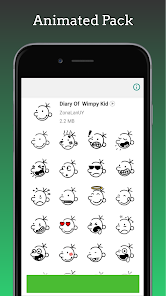 Captura 1 Stickers - Diario de Greg android