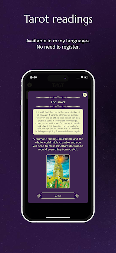 Advanced Tarot Online Screen 3