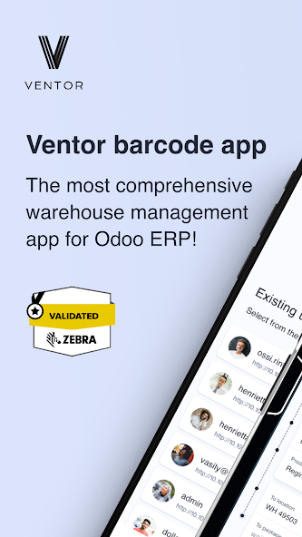 Ventor: Barcode app for Odoo inventory management!