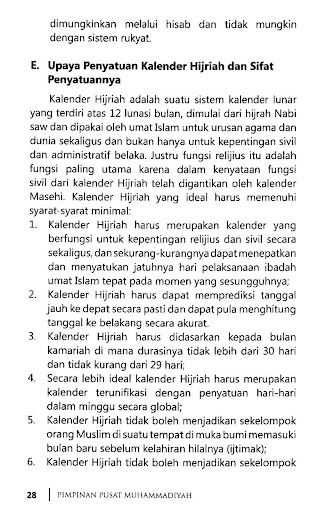 Unifikasi Kalender Hijriah