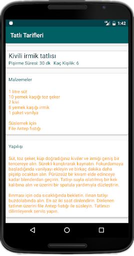 İnternetsiz Tatlı Tarifleri
