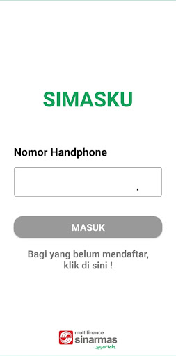 Android application Simasku Syariah screenshort