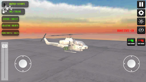 Android application City Helicopter Simulator screenshort