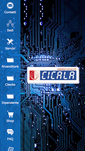 Android application Elettronica Cicala screenshort