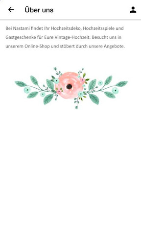 Nastami Hochzeitsshop Screen 2