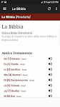 screenshot of Bibbia in italiano