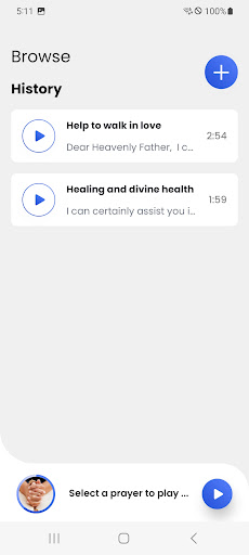 Android application Pray-AI screenshort