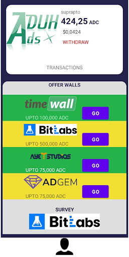 Android application ADC Coins screenshort