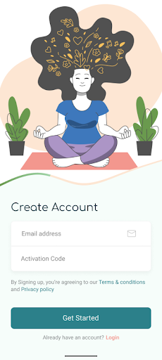 Android application TAAP wellness screenshort