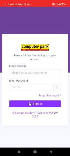 Android application Computerpark Pro910 screenshort