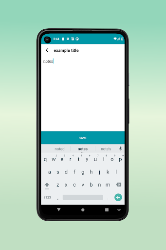 I Notes Screen 2