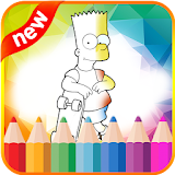 Simpson Coloring Game icon