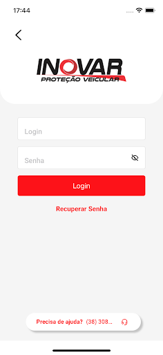 Android application Inovar Proteção Veicular screenshort