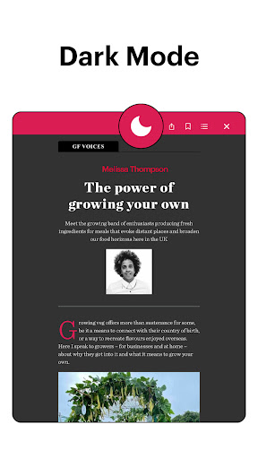 Screenshot of Good Food Magazine