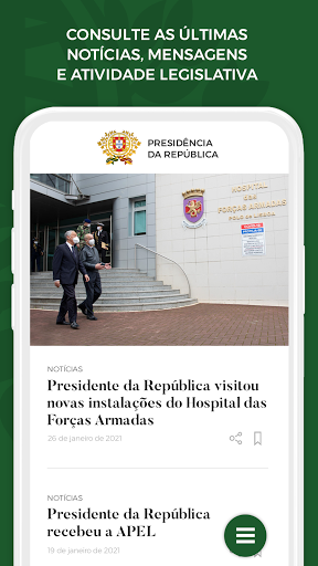 Presidencia.pt Screen 2