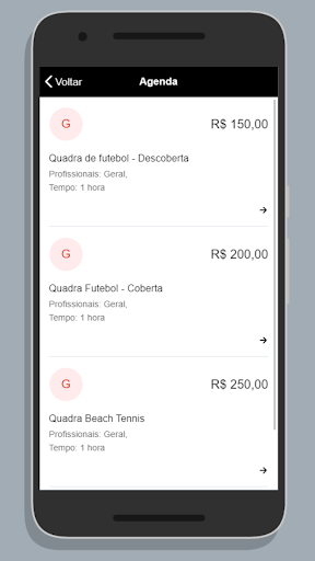 Quadras esportivas Screen 3