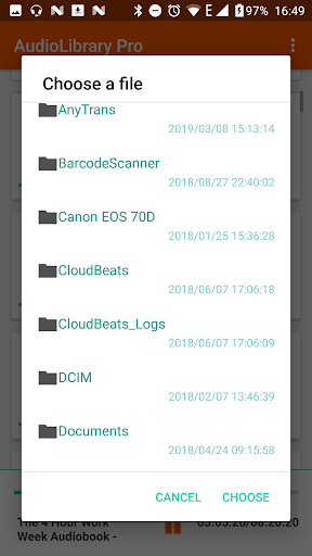 AudioLibrary Tracker Screen 3