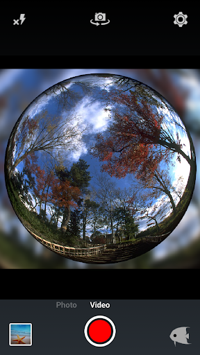 Screenshot of FishEyeVideo Pro