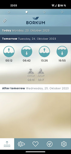Nordsee Gezeiten Screen 2