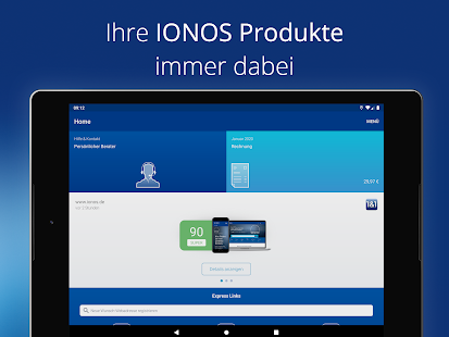 IONOS Screenshot