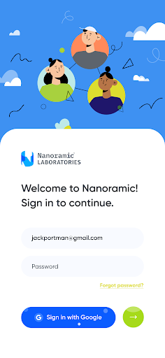 Android application Nanoramic screenshort