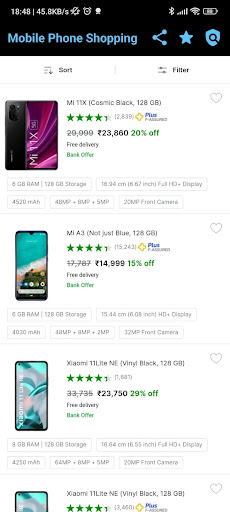 Mobile Phone Shopping Online Screen 3