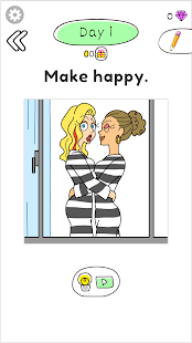 Draw Happy Prisoner-Free draw puzzle to help woman