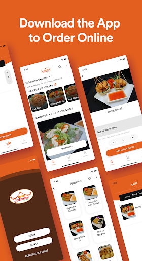 Android application Sukhothai Thai Restaurant screenshort
