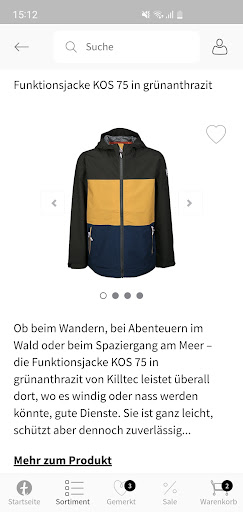 tausendkind Shop Screen 3