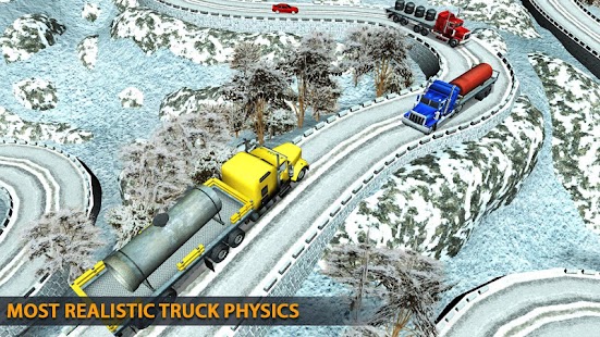 Truck Driving Uphill Simulator Screenshot