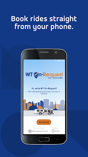 Android application Winnipeg Transit On-Request screenshort