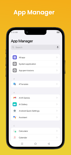 App Manager Phone 16