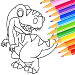 Cover Image of डाउनलोड Dino Coloring: Dinosaur games  APK
