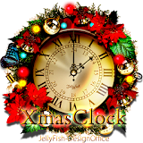 ビンテージ・クリスマス時計ウィジェット icon