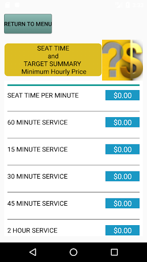 Pricing Your Service Screen 3